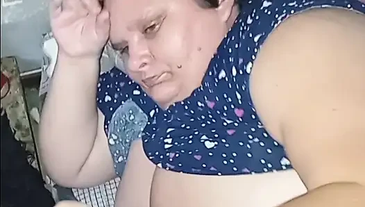 Step Mommy Gives Step Son Handjob & Cum on Her Boobs