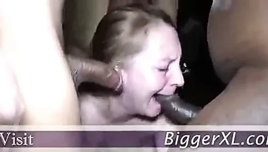 her first black cock threesome