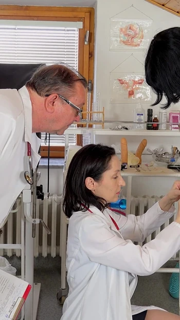 Unforgettable moment from "Candy Scott is surprised by perverted gyno exam"