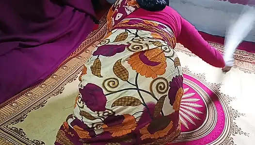 Pembantu miskin desa Bangladesh menikmati dengan pemilik rumah audio kotor yang jernih