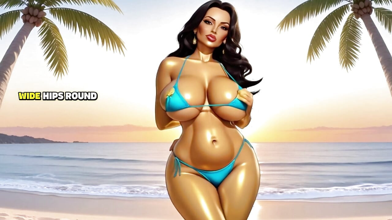 Horny Venezuelan MILF Fucked at Beach Retreat - Uncensored Hentai Ia