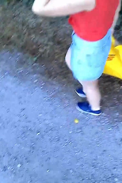 Spazieren Sie im park