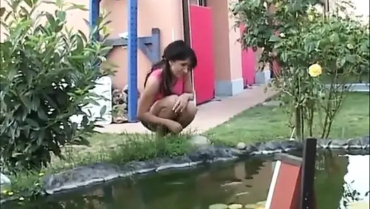 Hairy pussy fucking big penis sucking in the bedroom