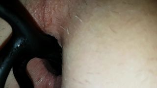 Prostate plug fucks my butt hole