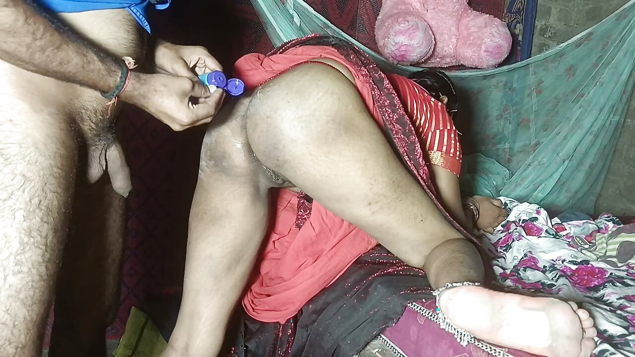 Bhabhi brother-in-law ke cock se ass fucking standing in doggy style Hindi audio