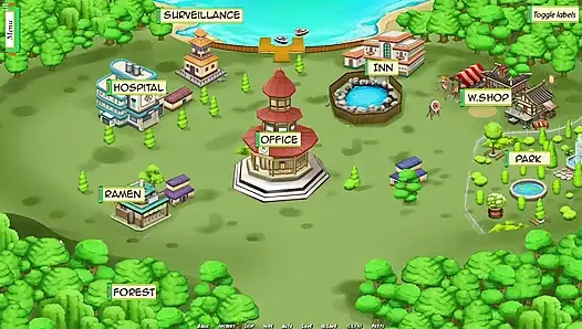 Jikage Rising 3 - Hokage Tsunade играет с нашим членом