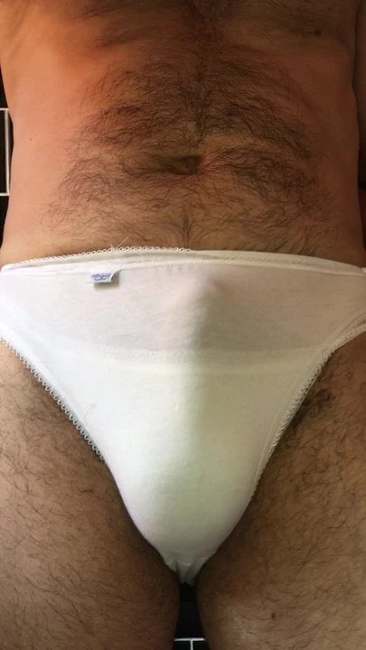 White cotton ... yellow piss