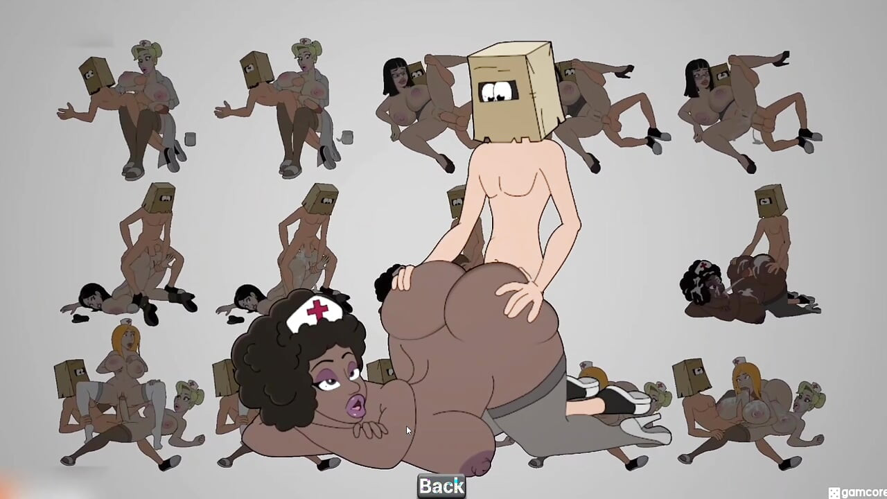 Fuckerman Hospital - ¡es hora de mi chequeo y ver a unas enfermeras sexys con grandes culos y tetas!