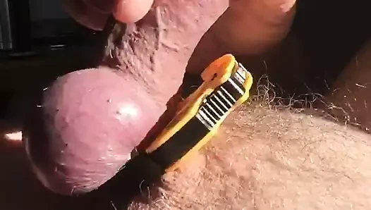 Cable Clamped Penis And Balls