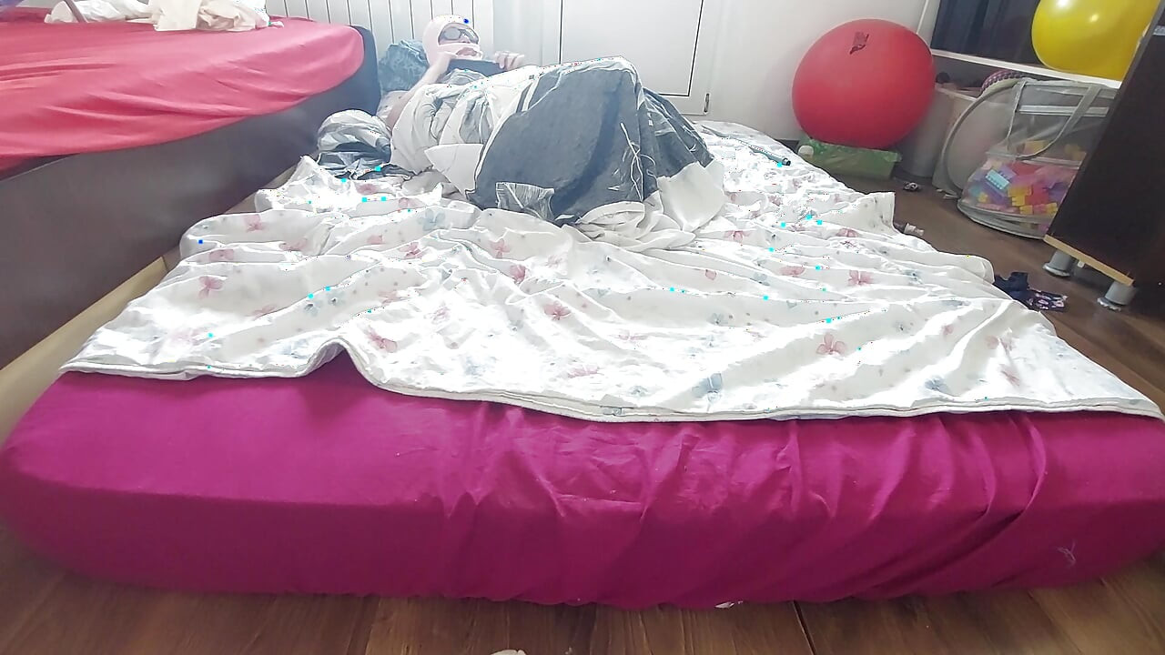 Foreplay in the bedroom with an amateur couple. Hot amateur couple foreplay in the bedroom.