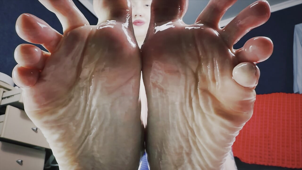 Pieds Huilé, Asmr, Semelle Lente, POV Et Taquinage Profond