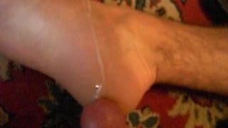 Feet masturbating