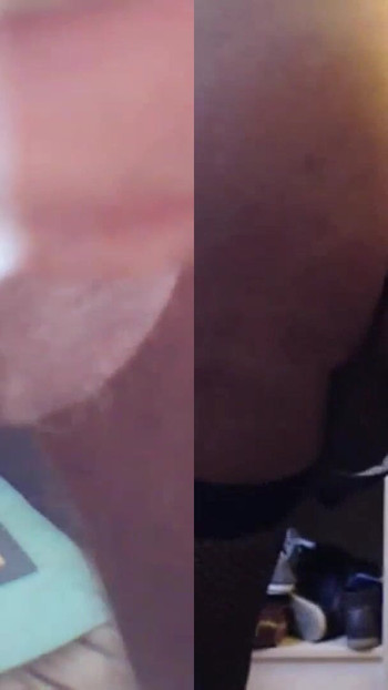 Spectacular moment from "pleasure skype"
