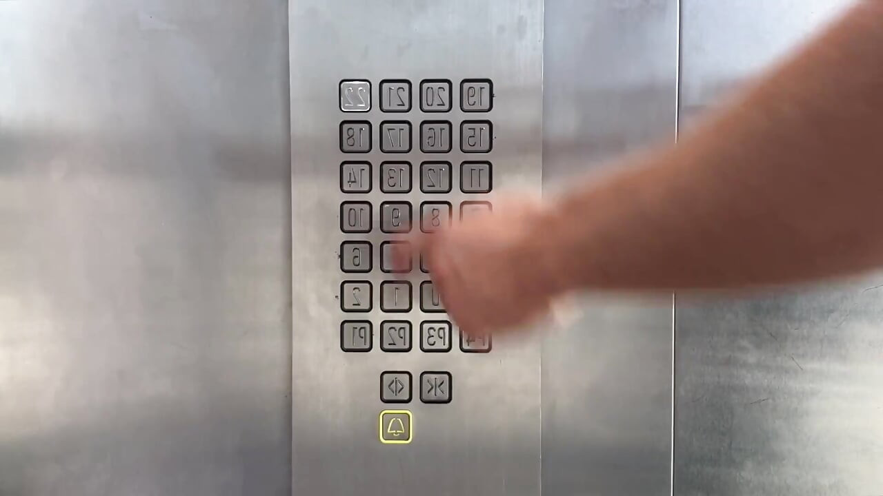 My Wild Sexy Neighbor Fucked Me Hard in the Elevator with His Huge Cock