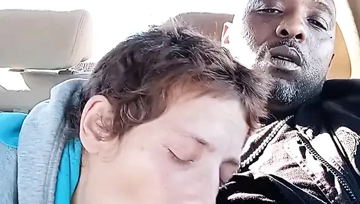 Dirty street whore is drinking my cum for breakfast. MILF