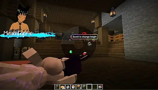 Minecraft Figura - Trying out some new models like this sexy Woman with bunny ears