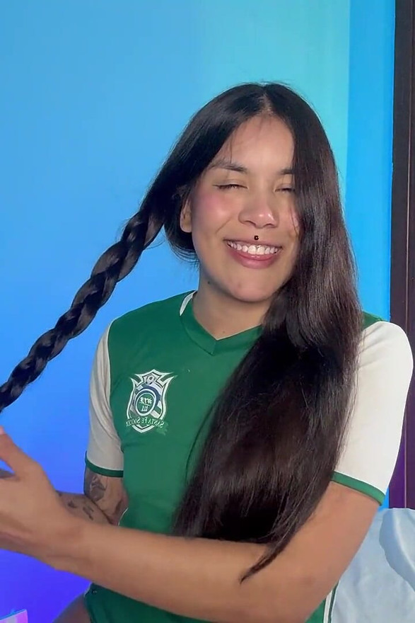 Playing with My Straight Hair