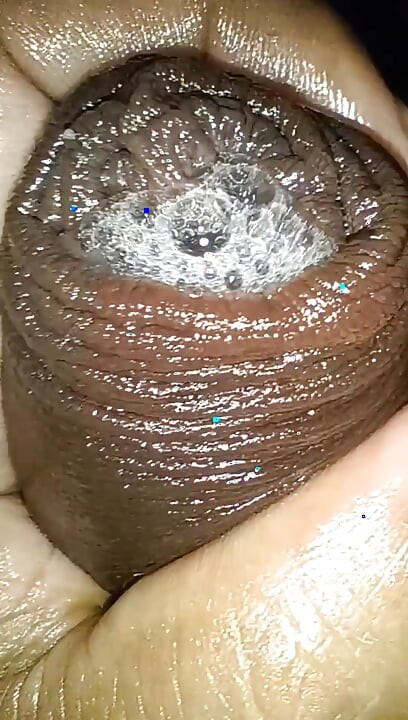 Close-up of Foreskin and Ejaculation in My Pants