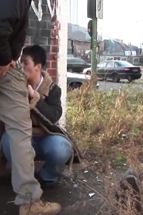 Short Haired Brunette Loves It