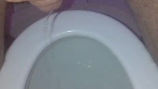 Me pissing and wanking off a bit