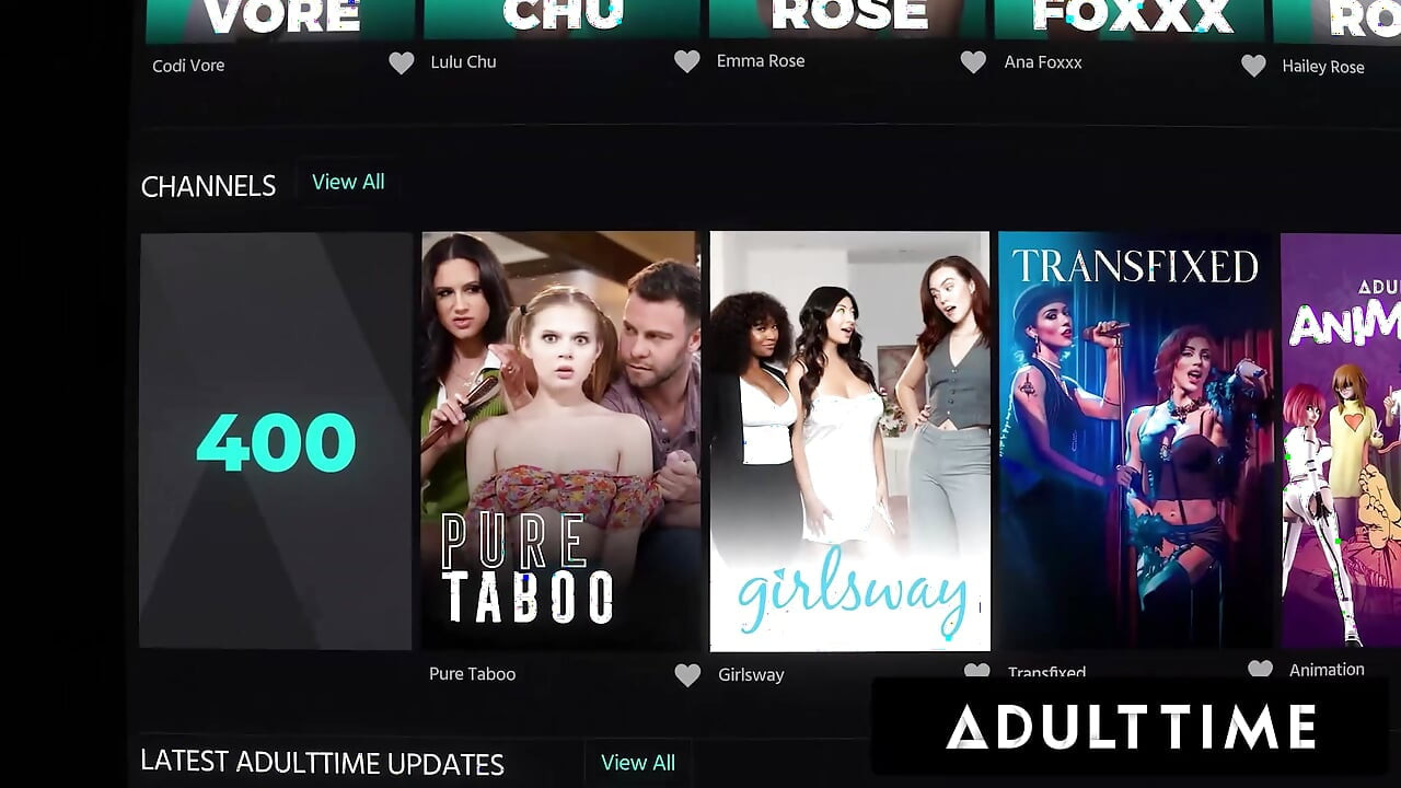 ADULT TIME - Ana Foxxx Shows Off Perfect Body In Tiny Gold Lingerie & Gets Fucked Raw By Massive BBC