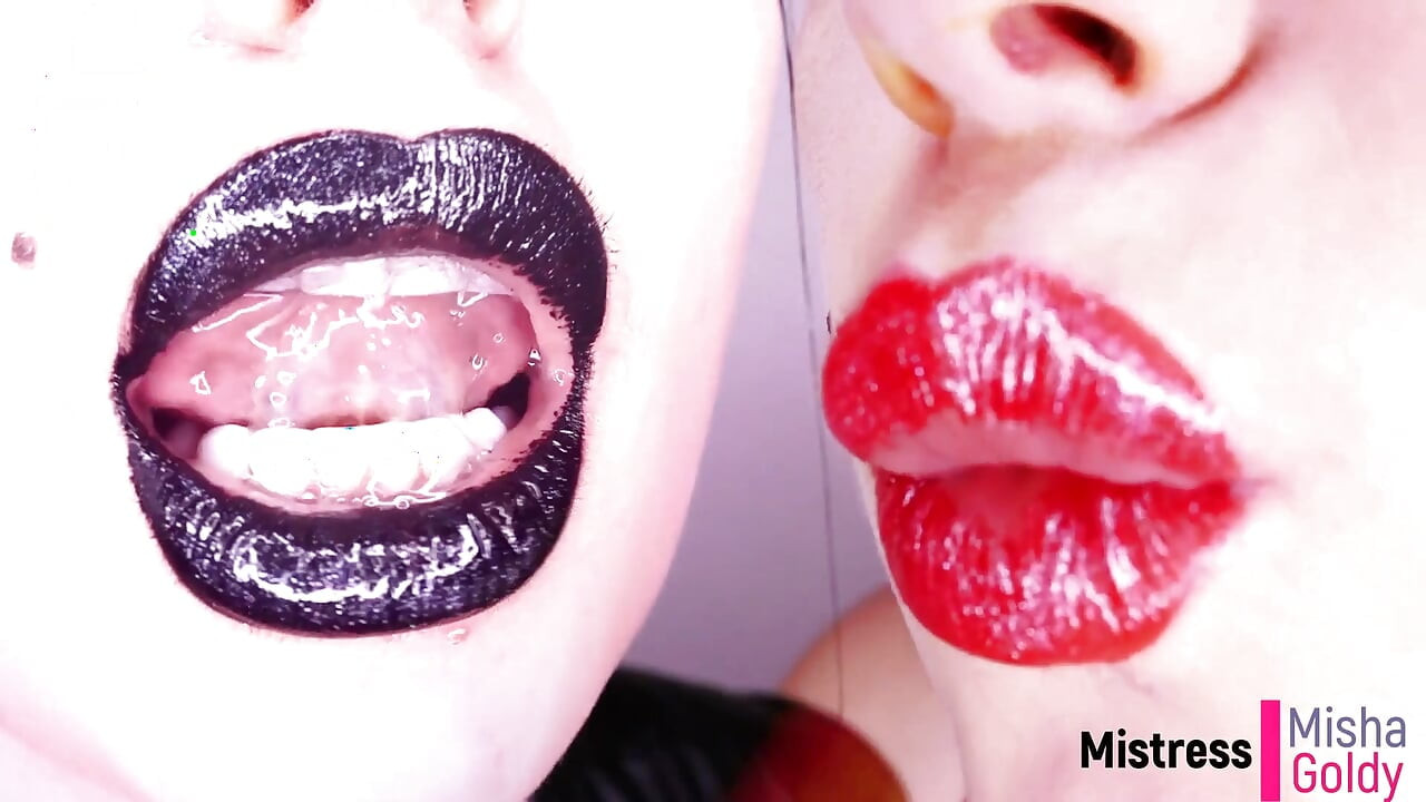 Negro vs rojo seducción joi
