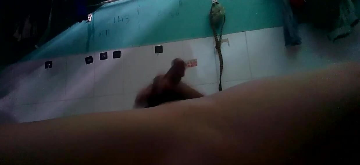 Voyeurism of his masturbating in the motel