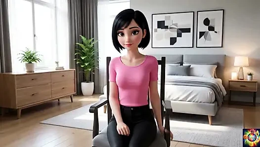 Romansa brunette di bawah bintang - ai hentai asmr