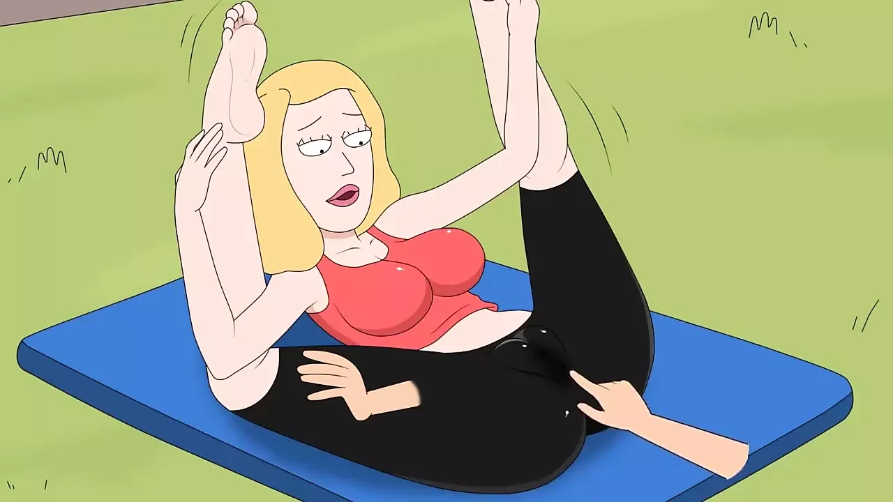 Rick and Morty - Cesta zpět domů - Pouze sexuální scéna - část 37 Masturbace beth jógy od Loveskysanx