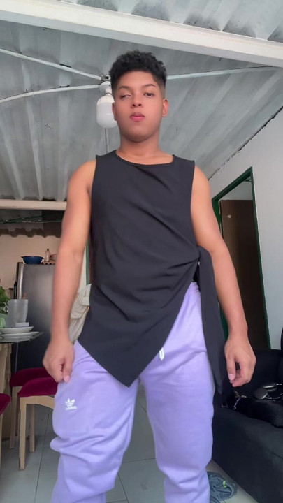 Colombian boy dancing