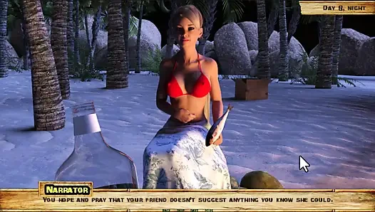 Непристойный остров No8 - она сделала мне дрочку