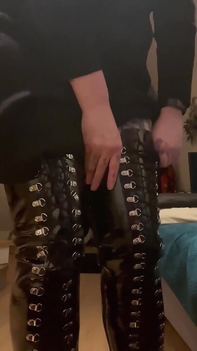 PVC Giaro snörstövlar
