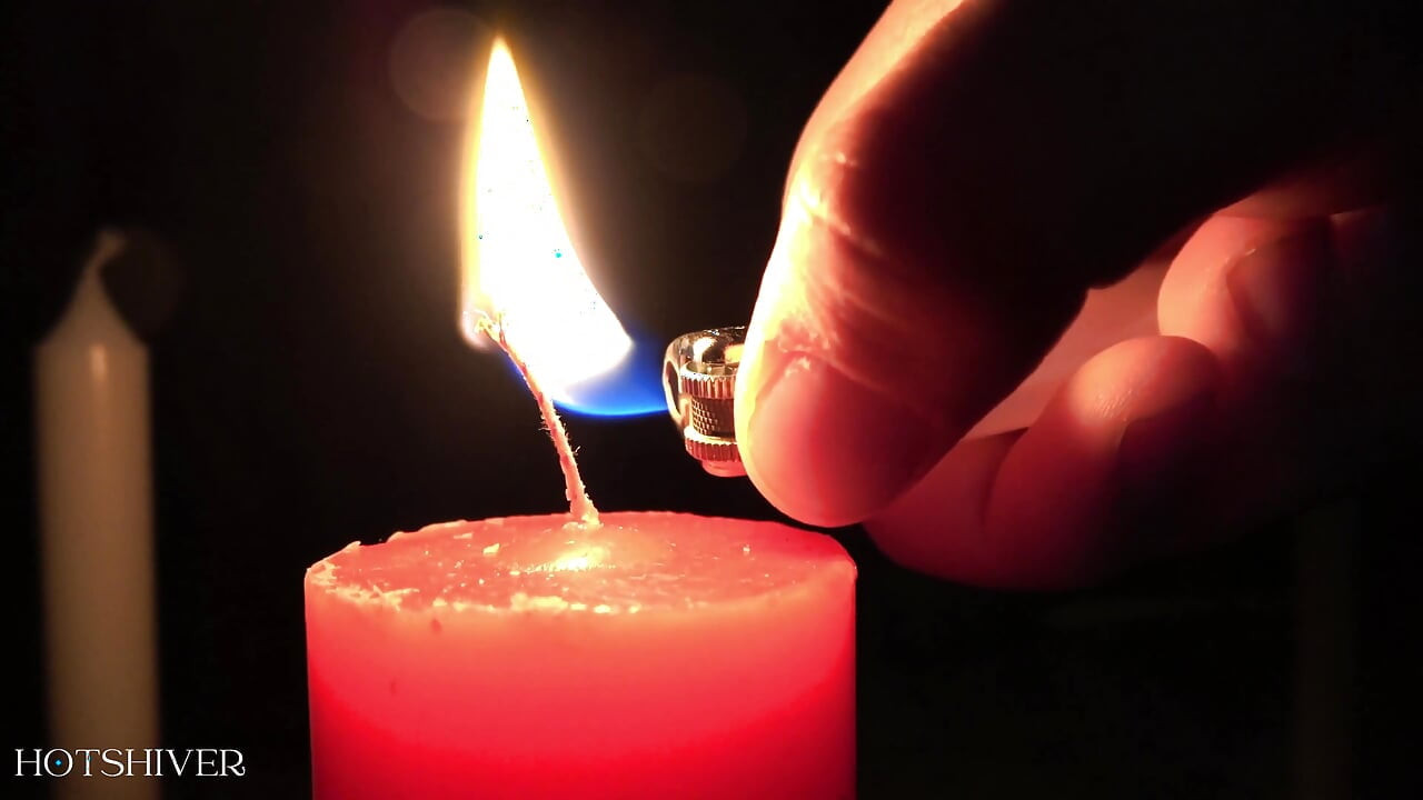 Threesome Sex by Candlelight
