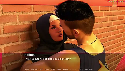 Мир наслаждения Sharmota - мусульманская молодая дама занимается аналом с Хабиби 1