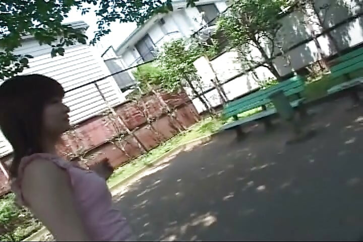 Cute Japanese Girl Giving Head in Car