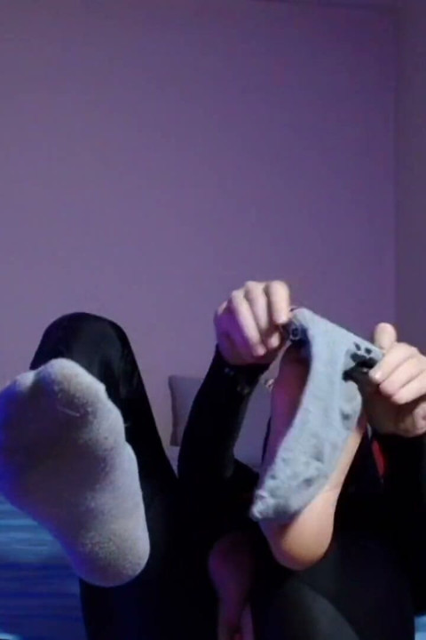 Puppy Keeps Teasing You with His Socks and Bare Paws