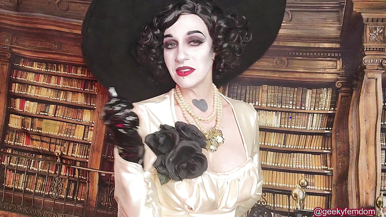 Lady Dimitrescu, світовий широкий світ, інструкція з дрочки