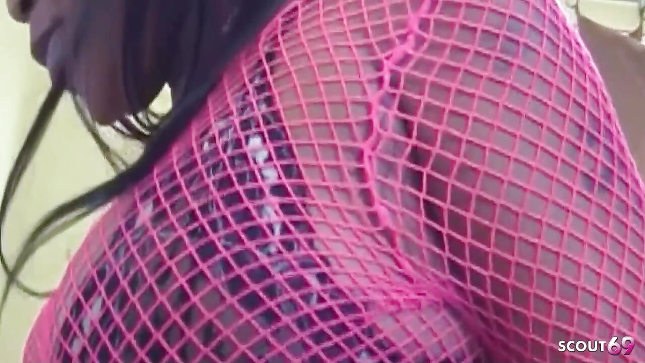 Big Titted Ebony MILF Getting Hard Fucked in a Threesome by Two Bbcs