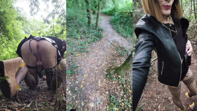 Exhibitions👑Transvestite Française Parisienne [June25] Whore fantasy, Little Tease in the Forest, Slut in the Woods. VaneSsaBiTCHx