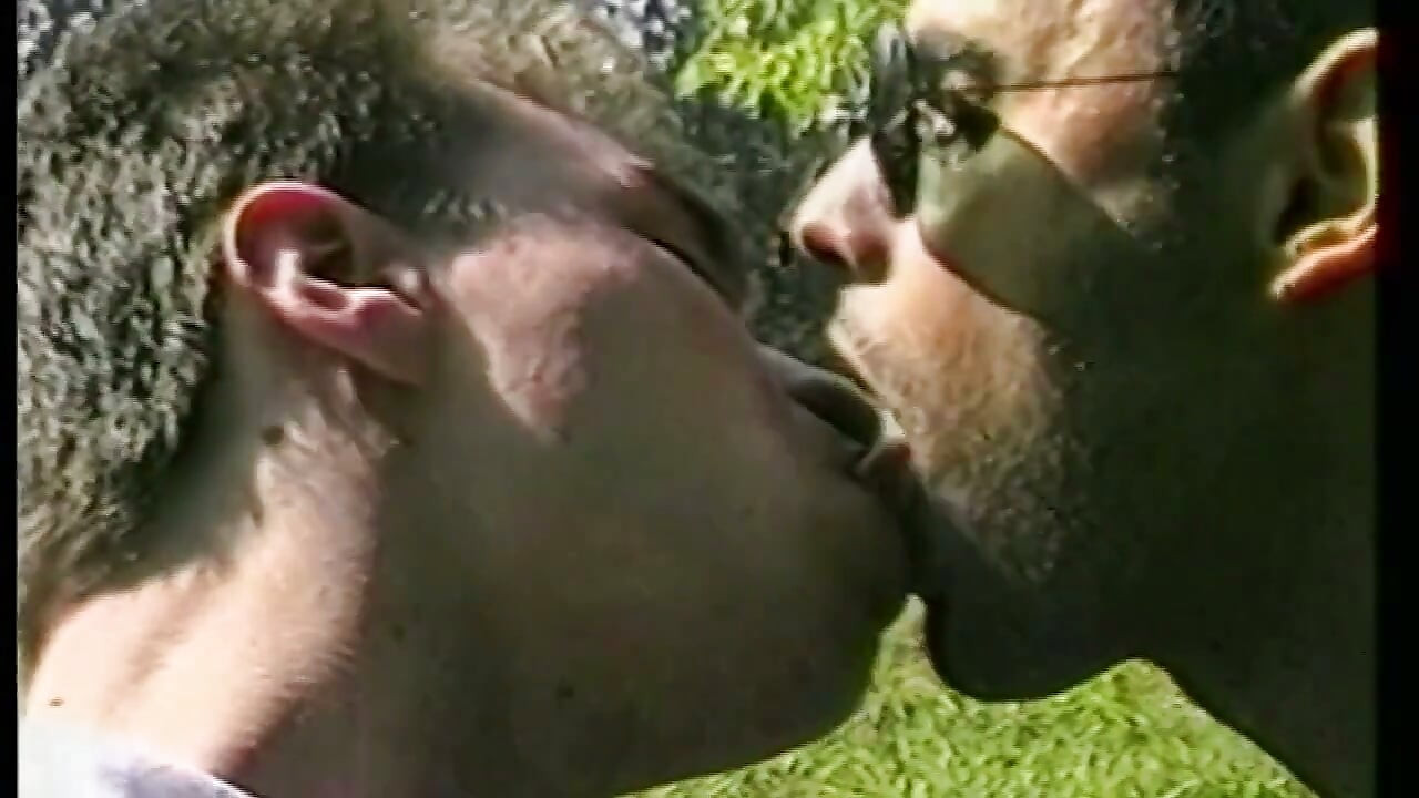 Two Horny Studs Trade Blowjobs Outdoors