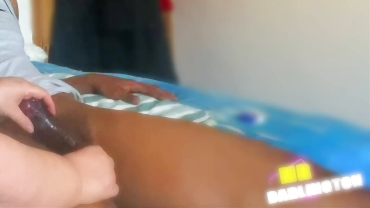 BBW Gilf Edging Black cock at home in the morning -  Swallows Huge Load From  BBC