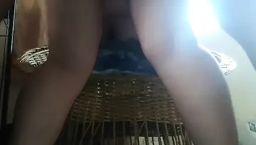 Küçük evcil hayvan sikilmek için dört ayak üstüne çıkıyor