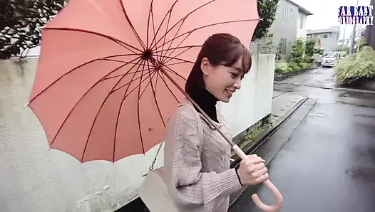 Элегантная глотка ночь с покорной женой, наслаждающейся глубоким теплом под открытым небом 3/3