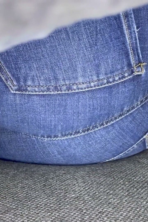 Farting Under Blanket in Jeans