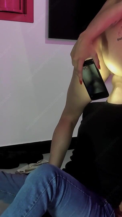 Stunning moment from "My  ex-GF kidn_ps me... and forces me to pleasure her 🥴"