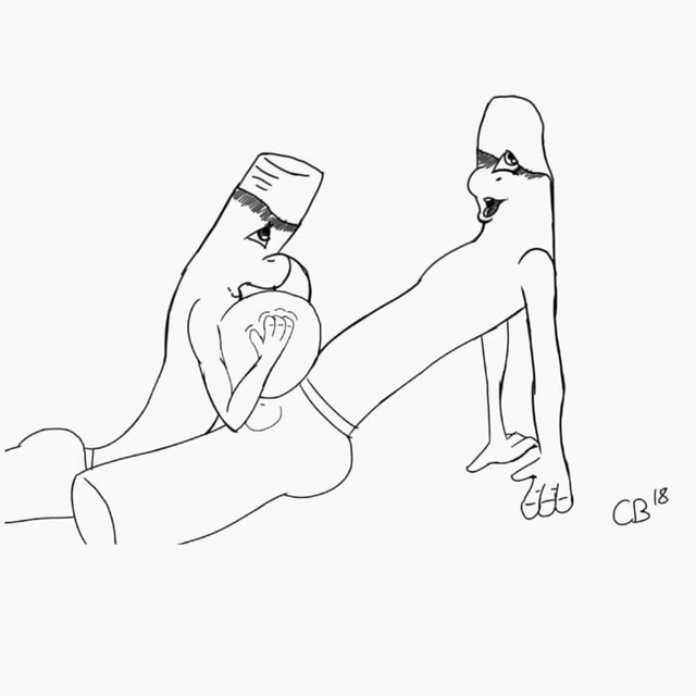 happy ciggies tittyfuck blowjob