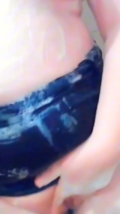 My girl masturbates in the bathroom | Clip 1