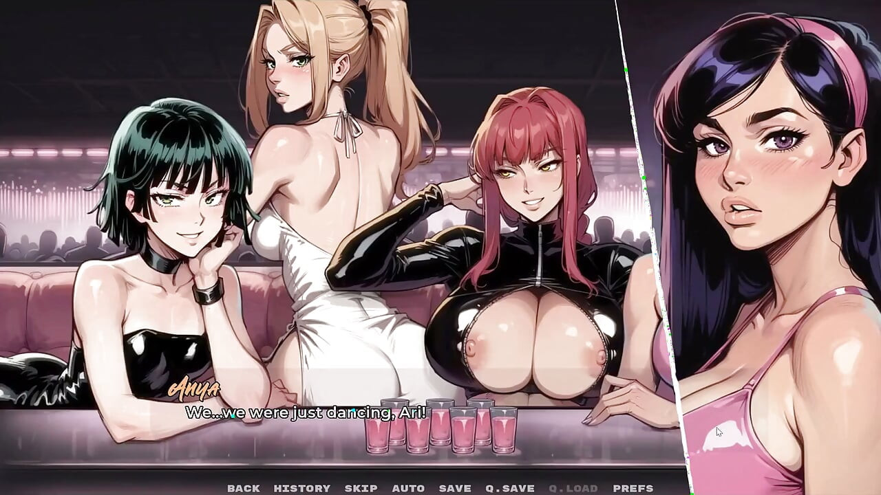Mi nueva novia Juego Hentai Tabú Ep.59 ¡Mis hermanastras quieren poner dura esa polla negra enorme!