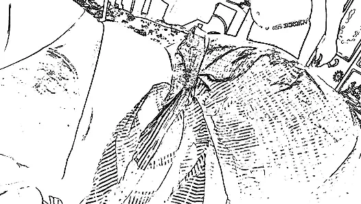 Тетушка с большой киской