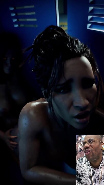 Panam Getting Ass Fucked by Transgender V in a Public Locker Room